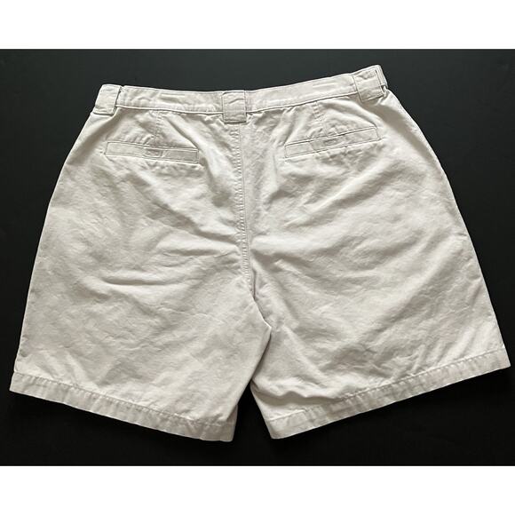 Mens Savane Canvas Cargo Shorts Sporty Flat Front 6 Pockets Light Khaki 40 - Picture 2 of 9